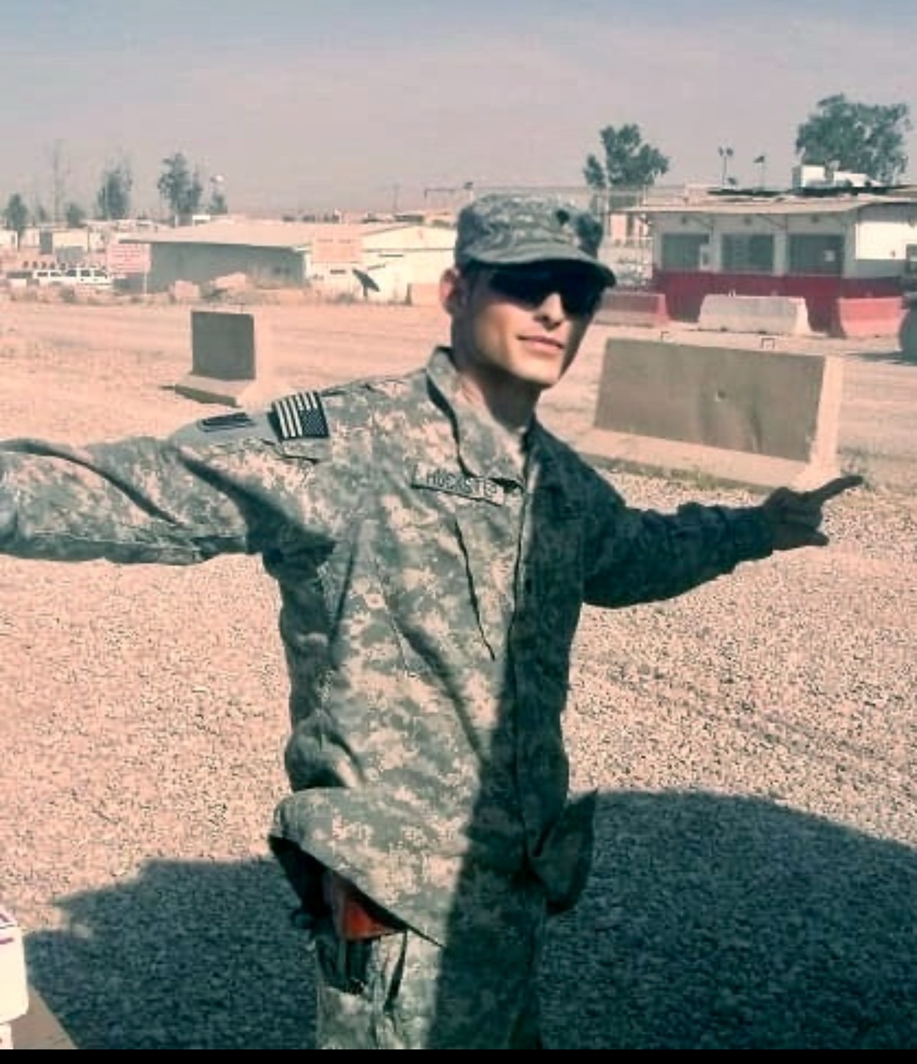 Sgt. Adam ‘2Step’ in his U.S. Army combat uniform during his service